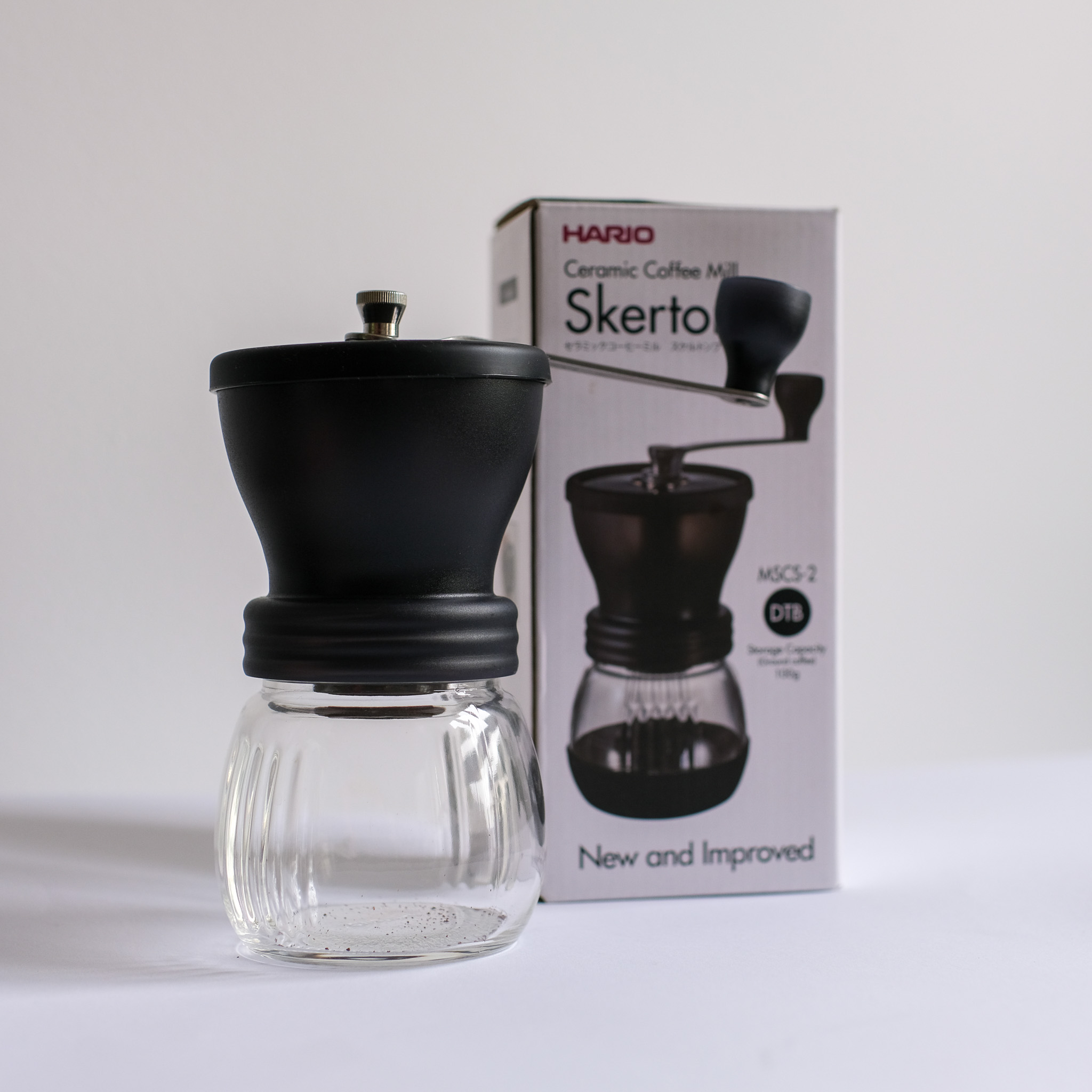 Hario Ceramic Coffee Mill Skerton Plus 