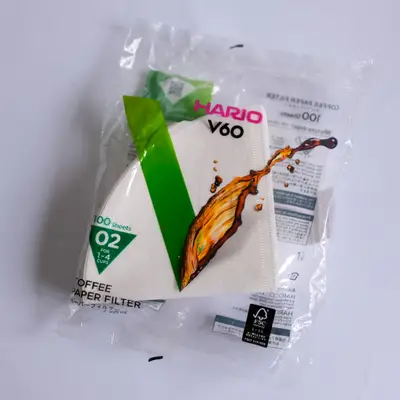 Paper Filter V60 02 - White 100 Sheets | Warawul Coffee