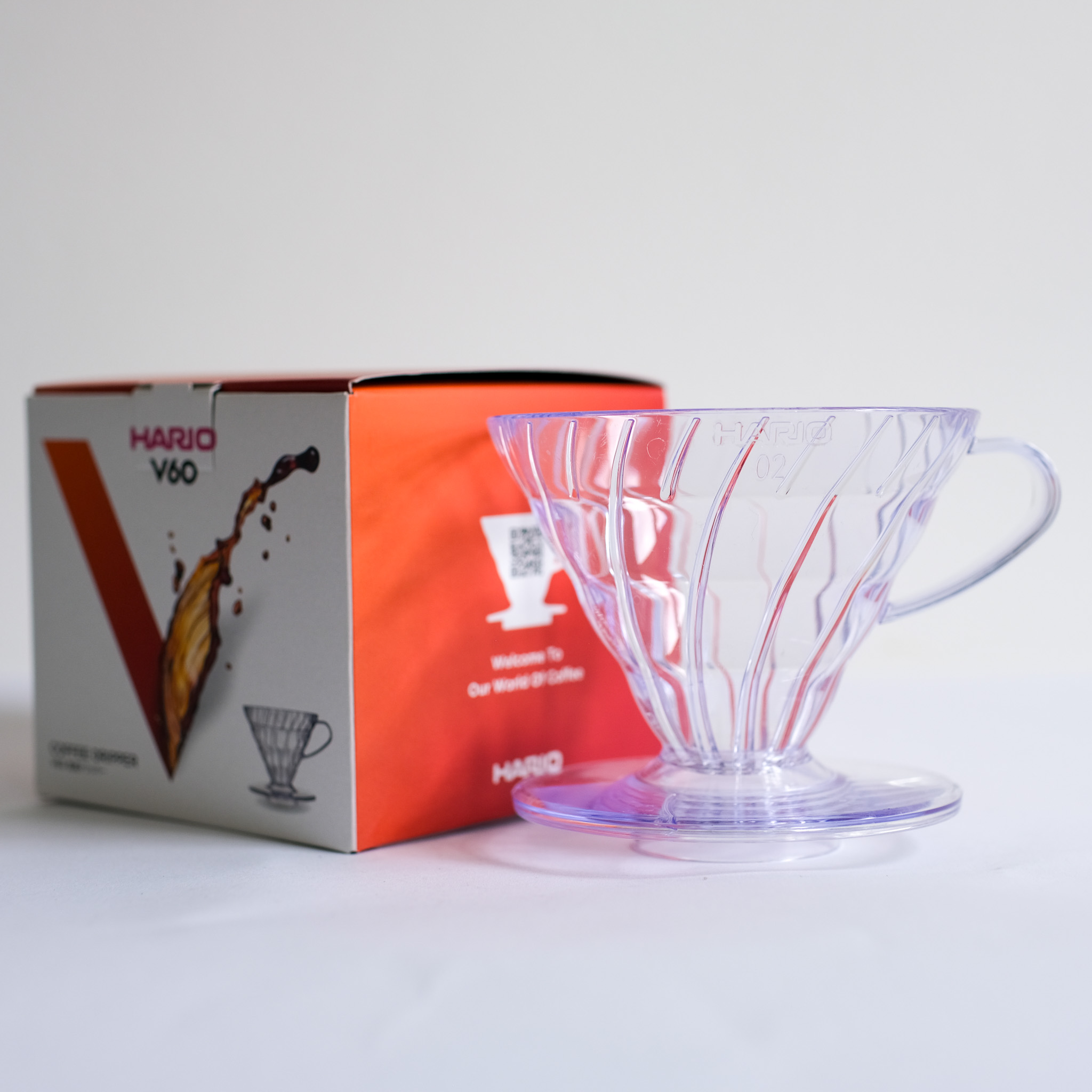 Hario Clear Coffee Dripper V60 02