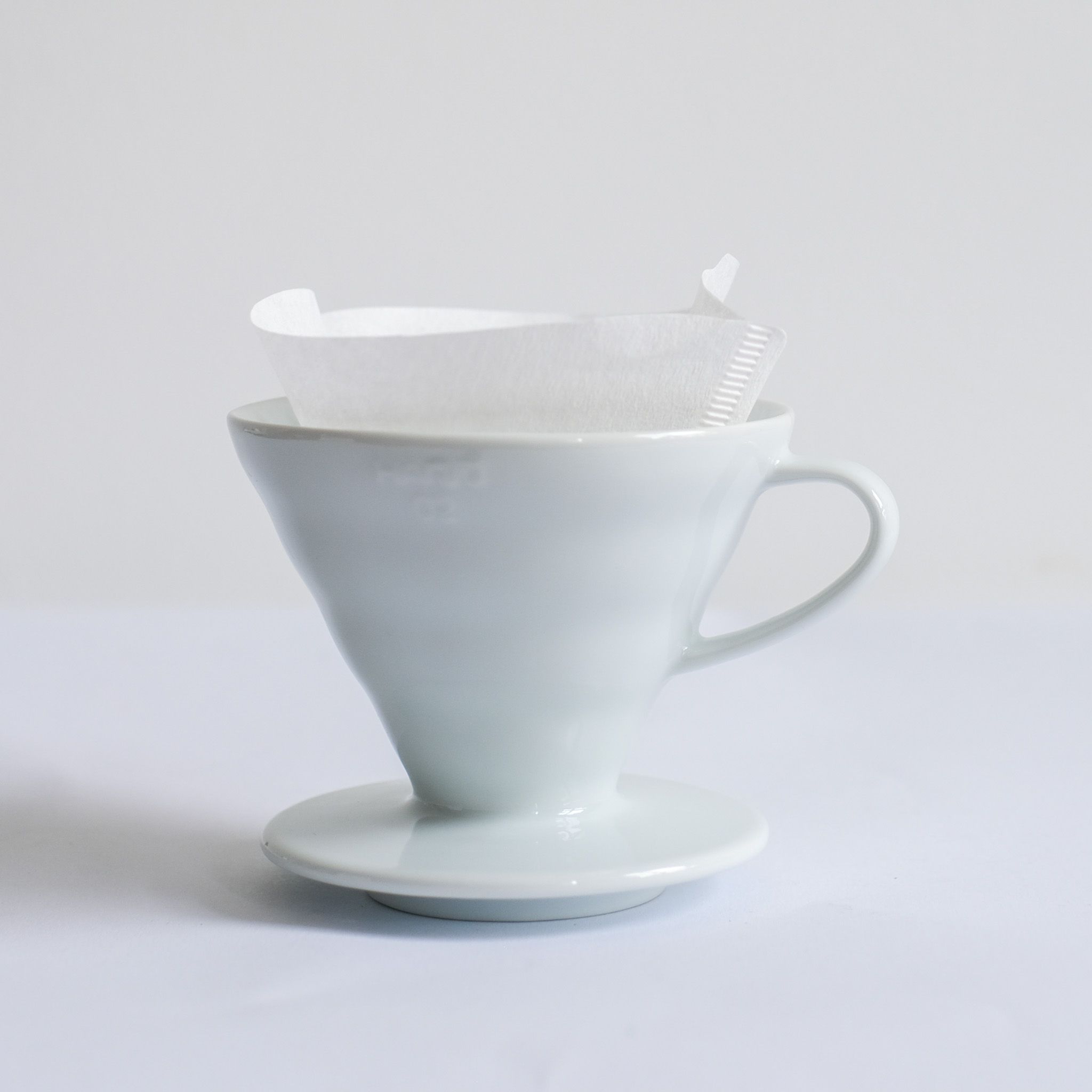 Hario Ceramic Coffee Dripper V60 02 White