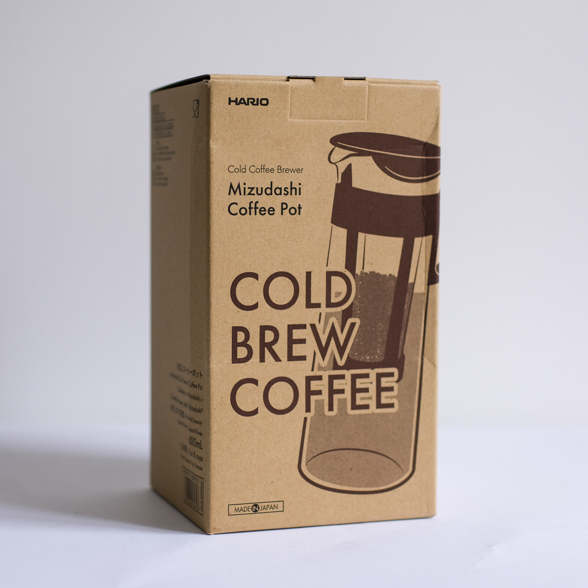 Hario Mizudashi Cold Brew Coffee Pot Mini Chocolate Brown
