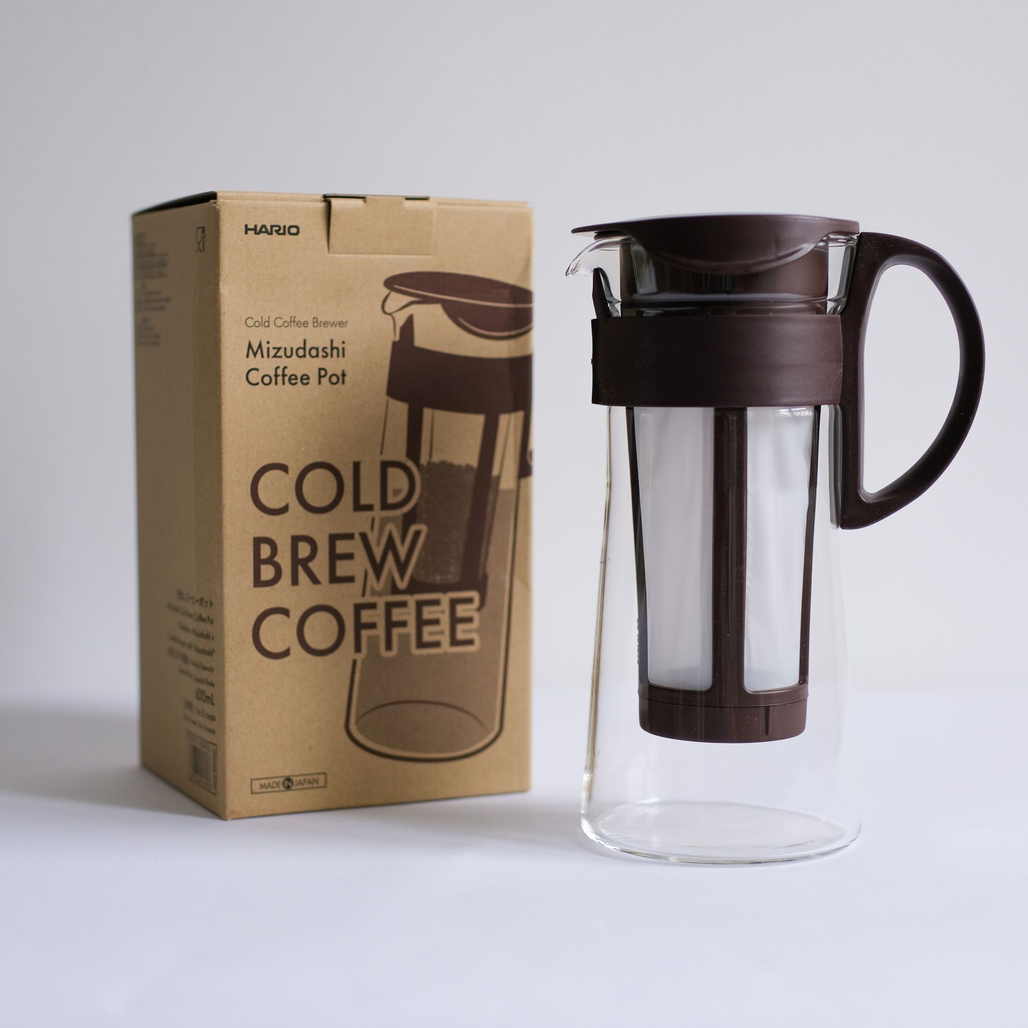 Hario Mizudashi Cold Brew Coffee Pot Mini Chocolate Brown