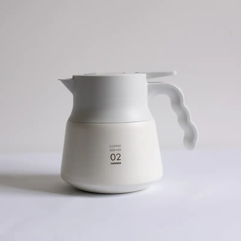 Hario V60 Insulated Stainless Steel Server Plus 600ml Weiß