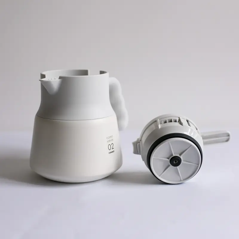 Hario V60 Insulated Stainless Steel Server Plus 600ml Weiß