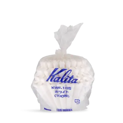 Paper filters Kalita Wave 185 - white - 100 pcs | Warawul Coffee