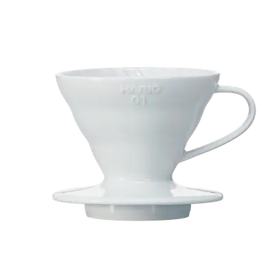 Hario Ceramic Coffee Dripper V60 01 White | Warawul Coffee