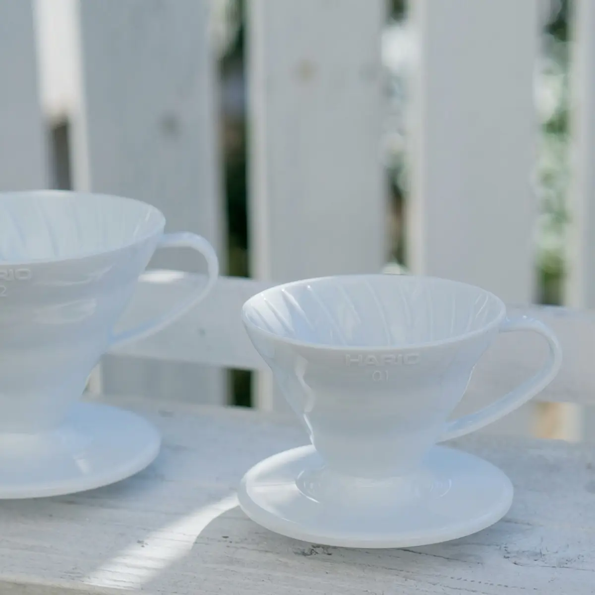 Hario Ceramic Coffee Dripper V60 01 White