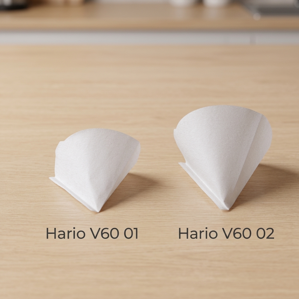 Hario Papierfilter V60 01 - Weiß 100 Sheets