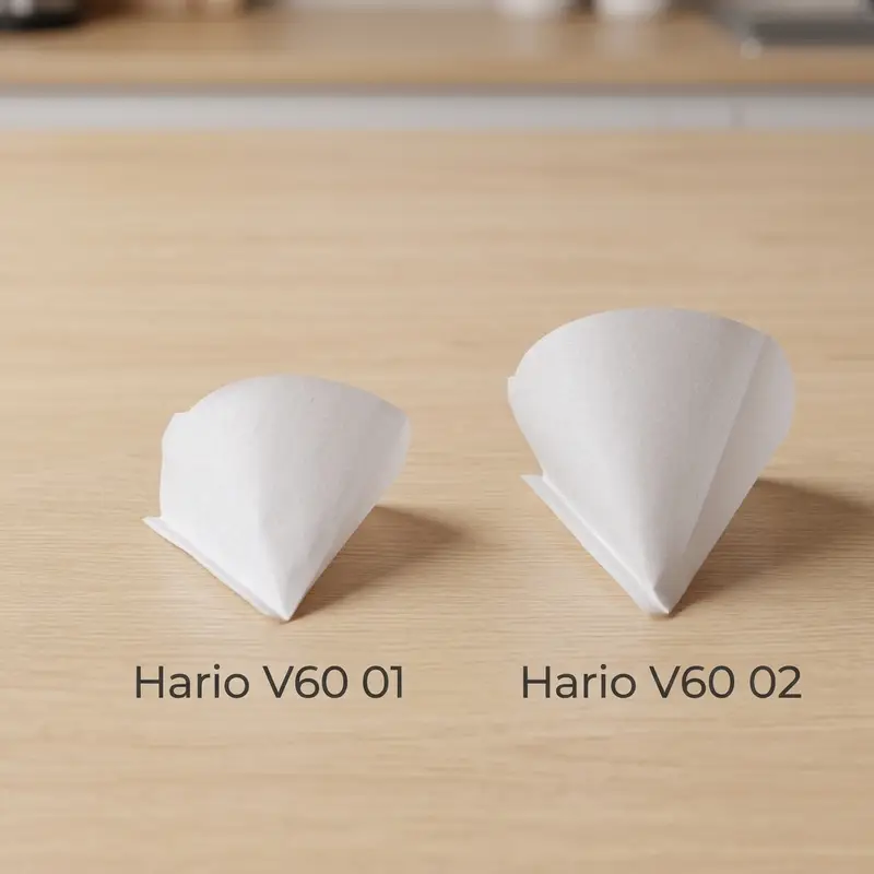Hario Papierfilter V60 01 - Weiß 100 Sheets